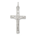 Sterling Silver Crucifix Pendant, 35 x 17 mm, 1.23 g