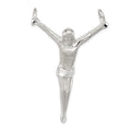 Sterling Silver Corpus (Crucified Christ) Pendant, 54 x 37 mm