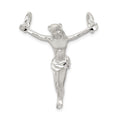 Sterling Silver Corpus (Crucified Christ) Pendant, 36 x 27 mm