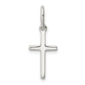 Sterling Silver Polished Latin Cross Charm, 19 x 9 mm