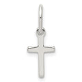 Sterling Silver Small Cross Charm, 18 x 10 mm