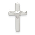 Sterling Silver Small Cross Pendant, 17 x 11 mm