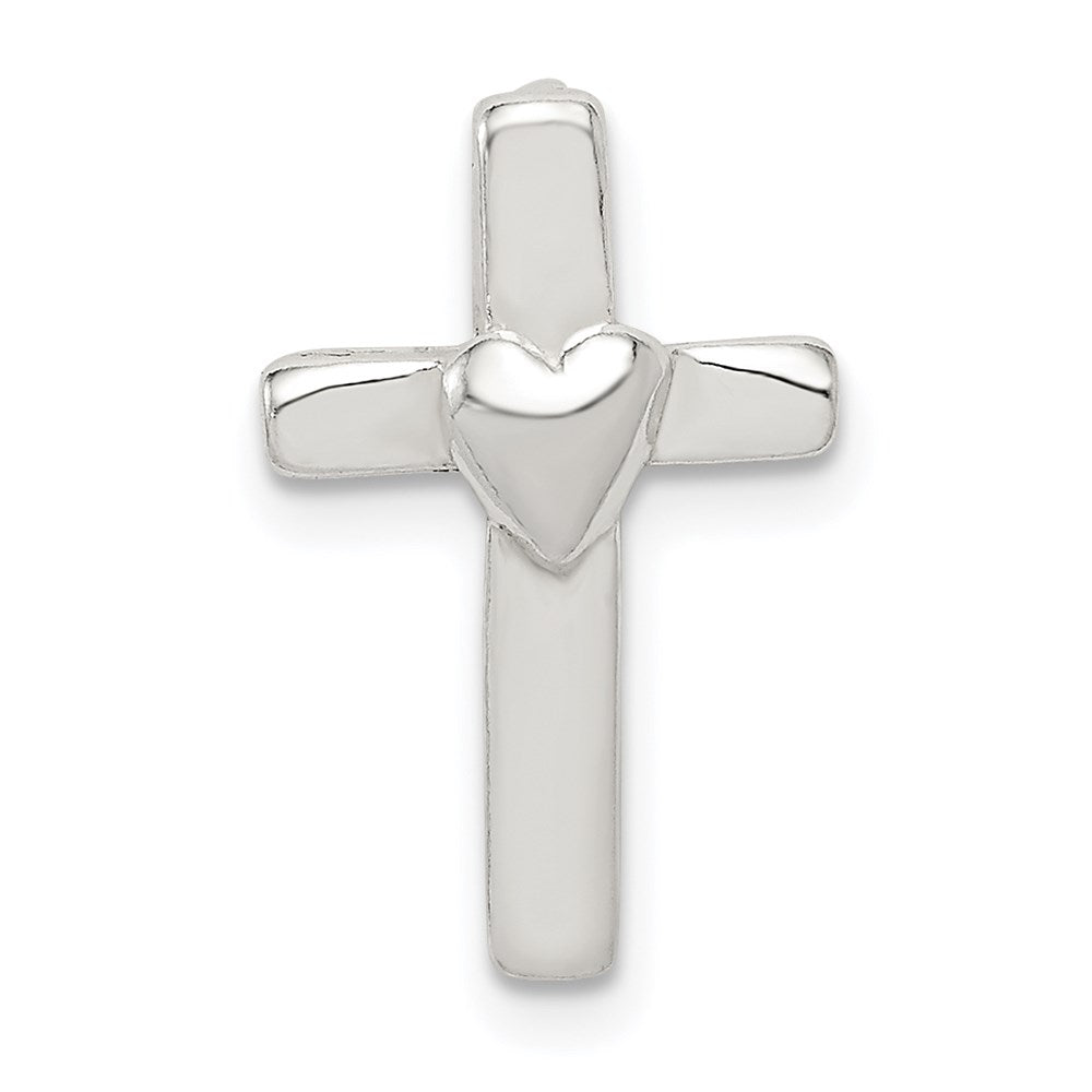 Sterling Silver Small Cross Pendant, 17 x 11 mm