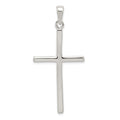 Sterling Silver Latin Cross Pendant, 49 x 20 mm