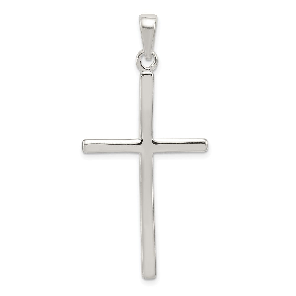 Sterling Silver Latin Cross Pendant, 49 x 20 mm
