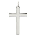 Sterling Silver Latin Cross Charm, 58 x 37 mm
