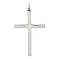 Sterling Silver Latin Cross Pendant, 55 x 36 mm