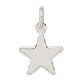 Sterling Silver Star Pendant, 31 x 20 mm