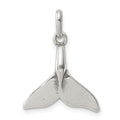 Sterling Silver Whale Tail Charm, 23 x 17 mm