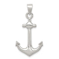 Sterling Silver Anchor Pendant, 33 x 20 mm