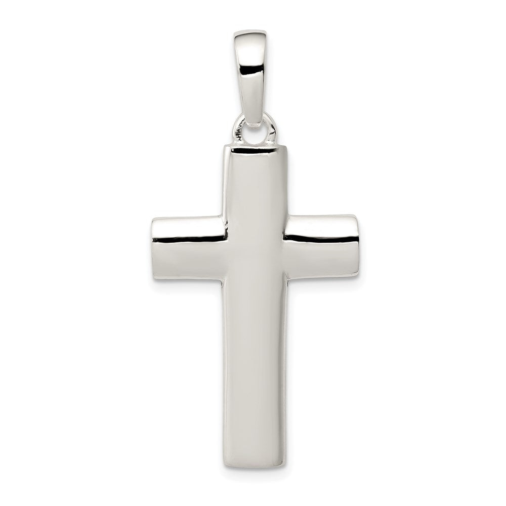 Sterling Silver Polished Cross Pendant, 42 x 20 mm, 4.05 g