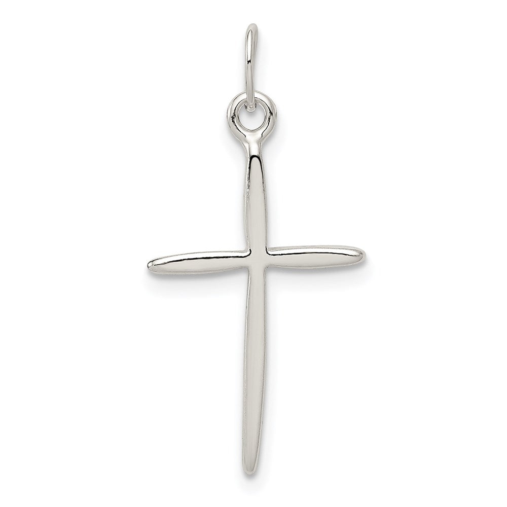 Sterling Silver Passion Cross Charm, 25 x 12 mm