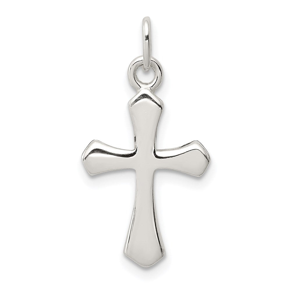 Sterling Silver Passion Cross Charm, 22 x 12 mm