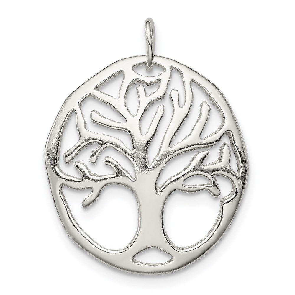Sterling Silver Tree Of Life Charm, 25 x 20 mm