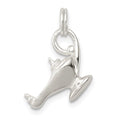 Sterling Silver Genie Lamp Charm, 25 x 20 mm