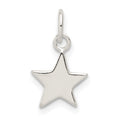 Sterling Silver Star Charm, 15 x 10 mm