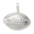 Sterling Silver Football Charm, 23 x 23 mm