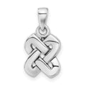 Sterling Silver Celtic Knot Pendant, 18.9 x 10 mm