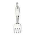 Sterling Silver Fork Charm, 25 x 6 mm
