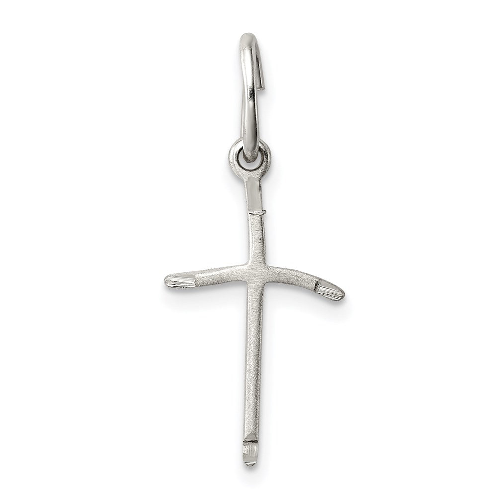 Sterling Silver Cross Pendant, 21 x 12 mm