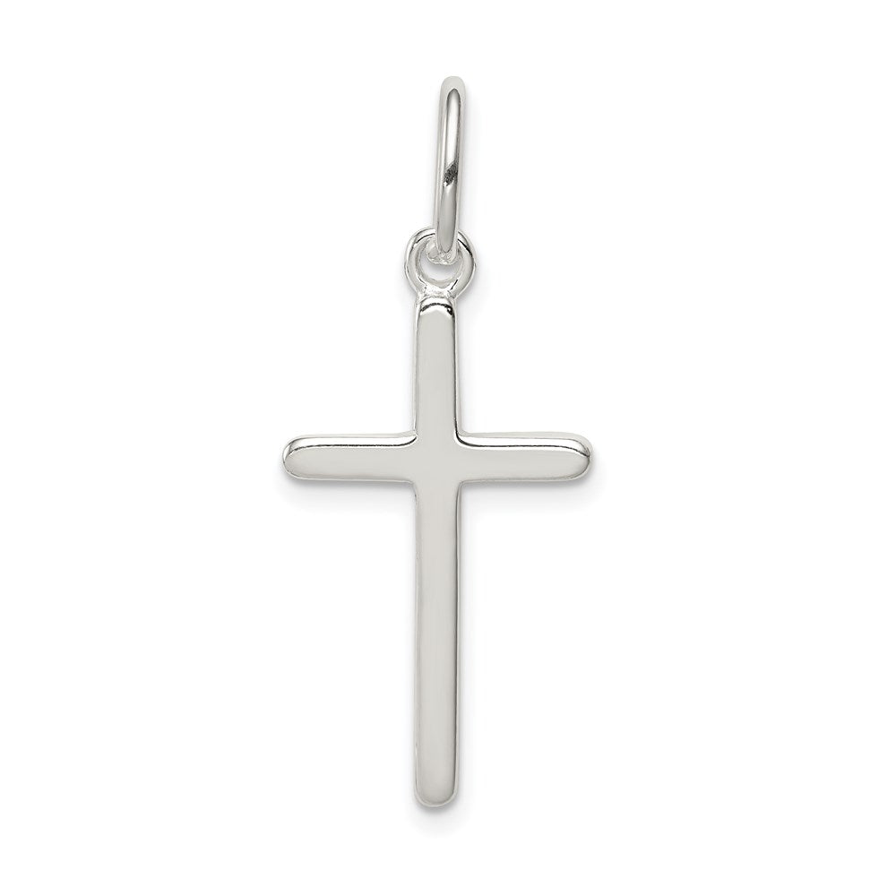 Sterling Silver Cross Pendant, 25 x 14 mm