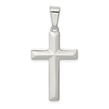 Sterling Silver Polished Cross Pendant, 34 x 20 mm, 2.52 g