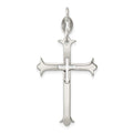 Sterling Silver Polished Cross Pendant, 25 x 20 mm