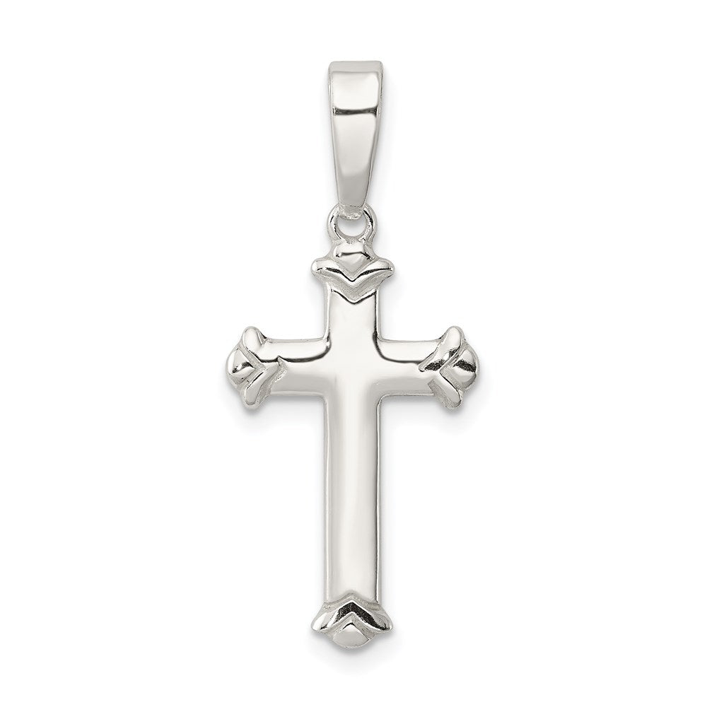 Sterling Silver Polished Cross Pendant, 23 x 13 mm, 1.16 g