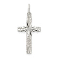 Sterling Silver Cross Pendant, 29 x 16 mm