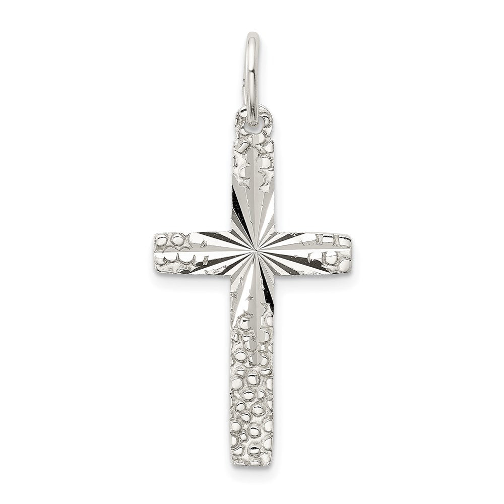 Sterling Silver Cross Pendant, 29 x 16 mm