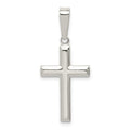Sterling Silver Polished Cross Pendant, 23 x 13 mm, 1.13 g