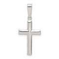 Sterling Silver Polished Cross Pendant, 23 x 13 mm, 1.15 g