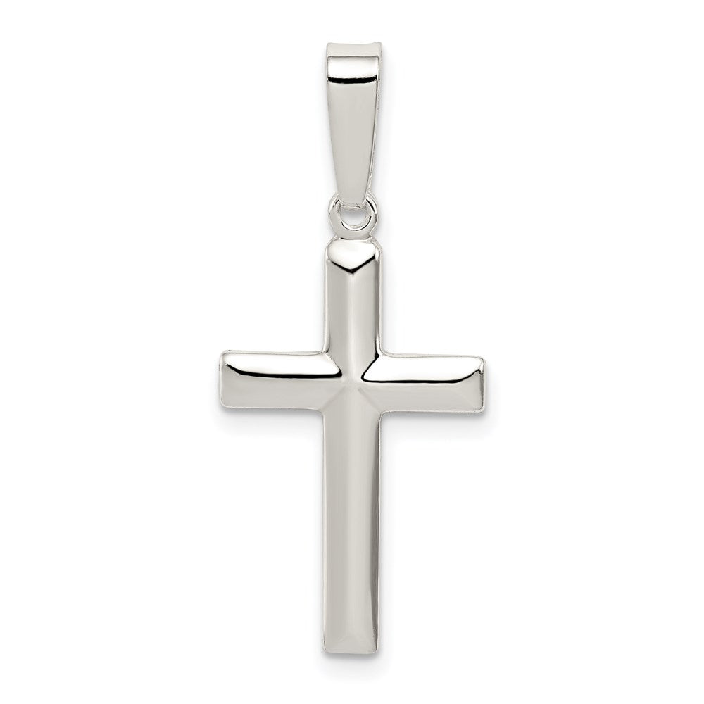 Sterling Silver Polished Cross Pendant, 23 x 13 mm, 1.15 g
