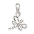 Sterling Silver Dragonfly Pendant, 18.42 x 12.5 mm