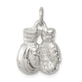 Sterling Silver Boxing Gloves Charm, 22 x 15 mm