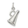 Sterling Silver Megaphone Charm, 18 x 12 mm