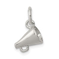 Sterling Silver Megaphone Charm, 11 x 7 mm