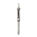 Sterling Silver Antiqued Screwdriver Charm, 33 x 3 mm