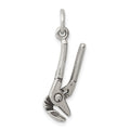 Sterling Silver Antiqued Pliers Charm, 25 x 9 mm