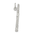 Sterling Silver Clarinet Charm, 29 x 2.5 mm