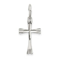 Sterling Silver Cross Pendant, 27 x 12 mm