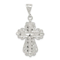 Sterling Silver Cross Pendant, 36 x 25 mm, 4.27 g