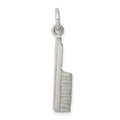 Sterling Silver Comb Charm, 24 x 5 mm