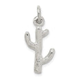Sterling Silver Cactus Charm, 21 x 12 mm