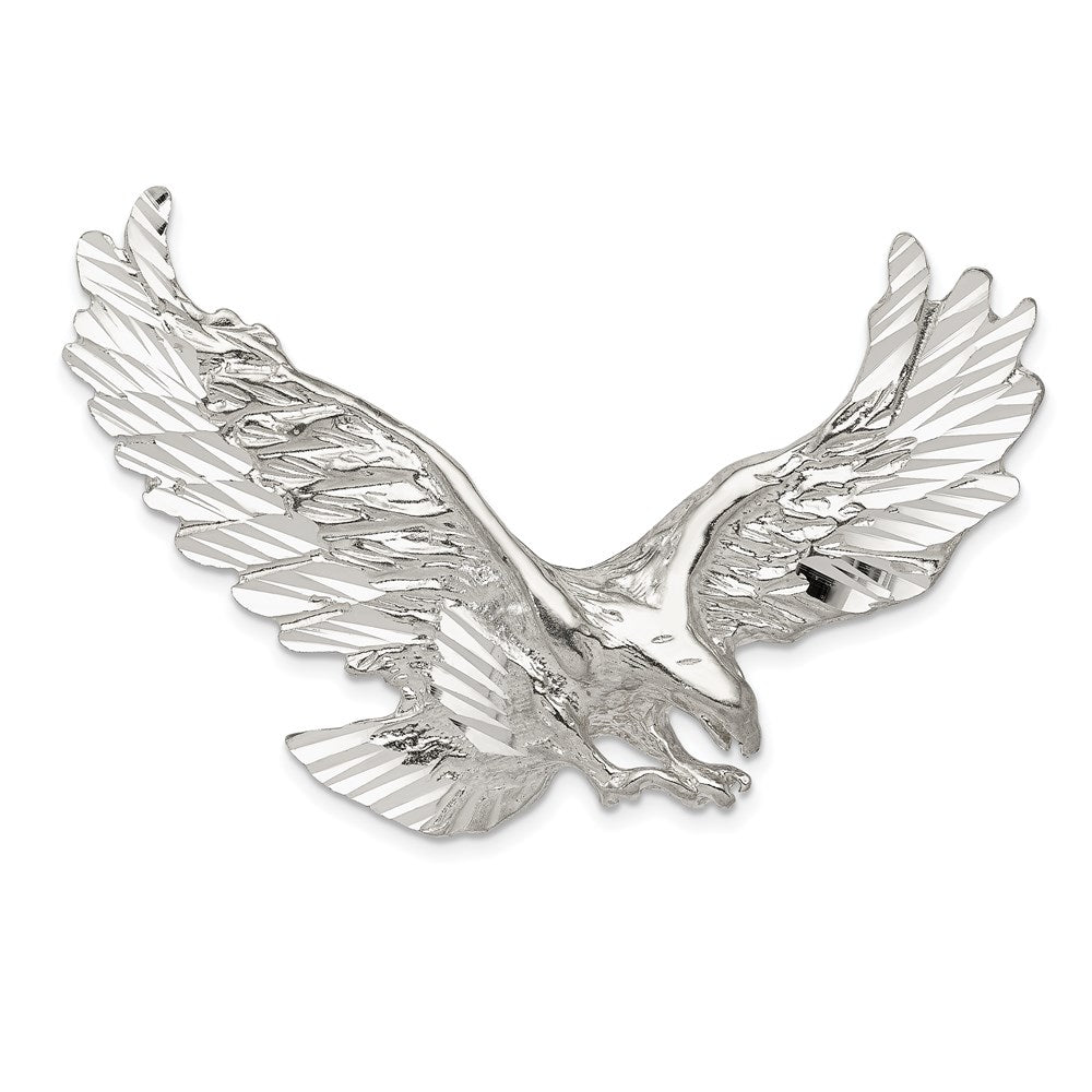 Sterling Silver Eagle Pendant, 55 x 35 mm