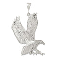 Sterling Silver Eagle Charm, 27 x 53 mm