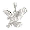 Sterling Silver Eagle Charm, 32 x 35 mm