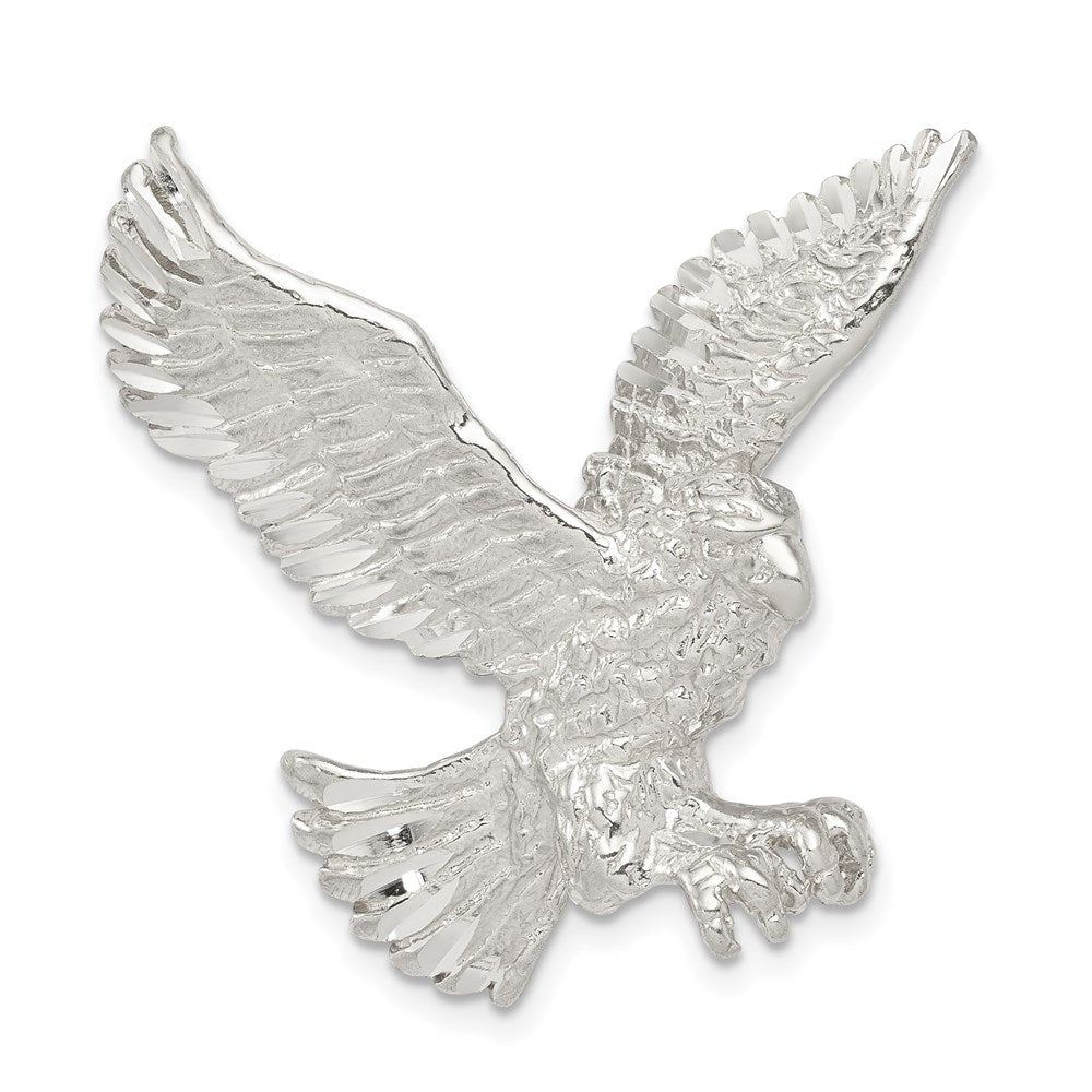 Sterling Silver Eagle Charm, 33 x 30 mm