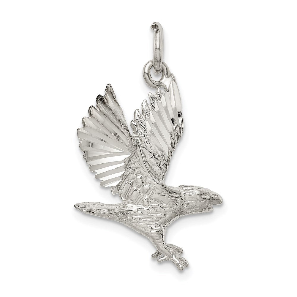 Sterling Silver Eagle Charm, 25 x 19 mm