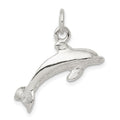 Sterling Silver Polished Dolphin Pendant, 25.16 x 21.18 mm